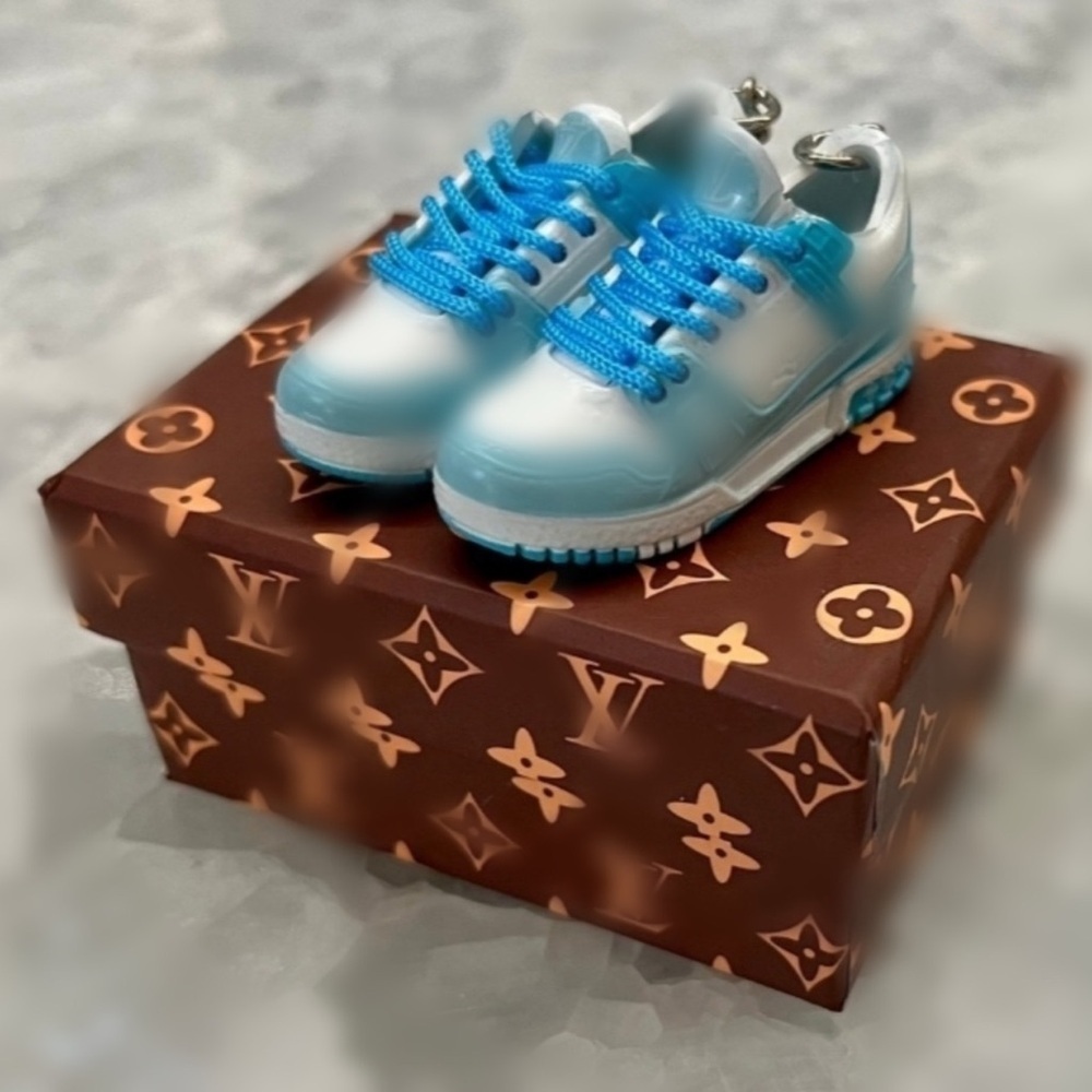 Mini 3D Sneaker Keychains!Comes 2 and a gift box